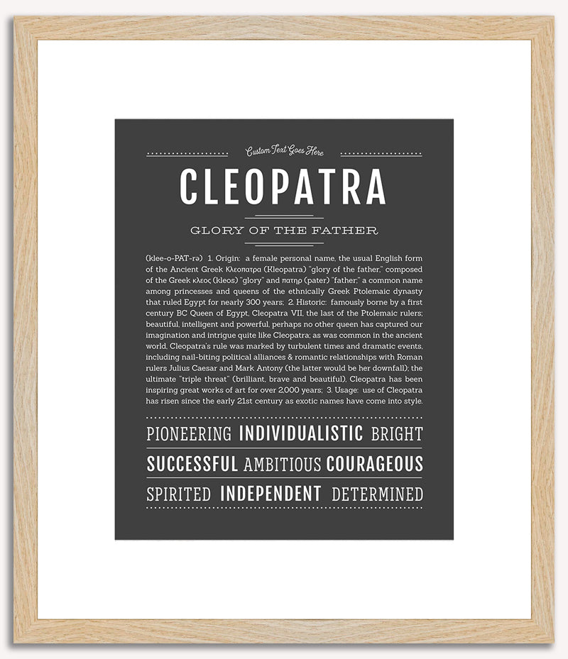 Cleopatra | Name Art Print