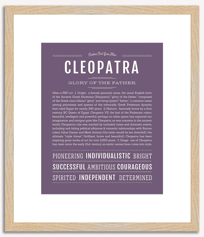 Cleopatra | Name Art Print