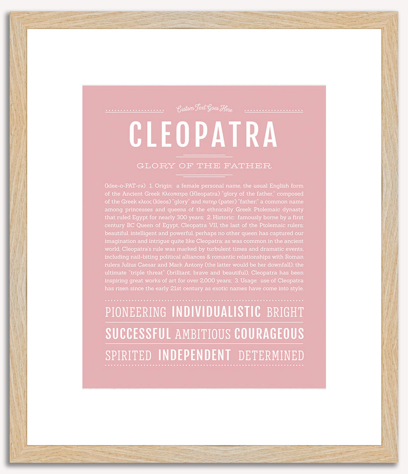 Cleopatra | Name Art Print