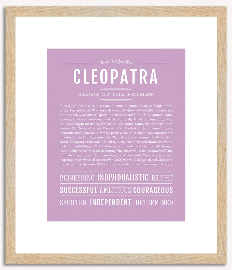 Cleopatra | Name Art Print