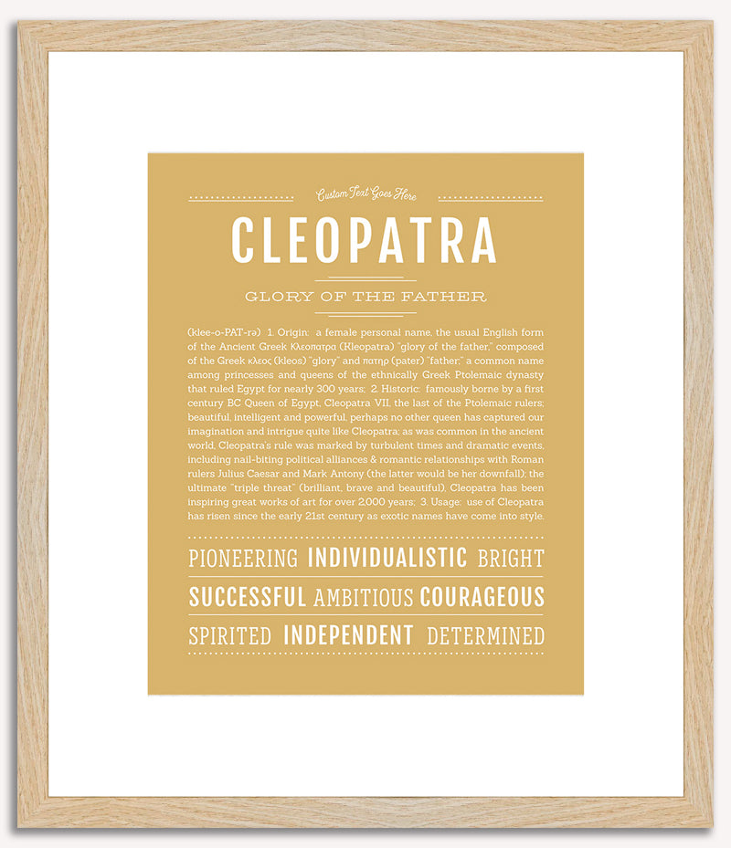 Cleopatra | Name Art Print