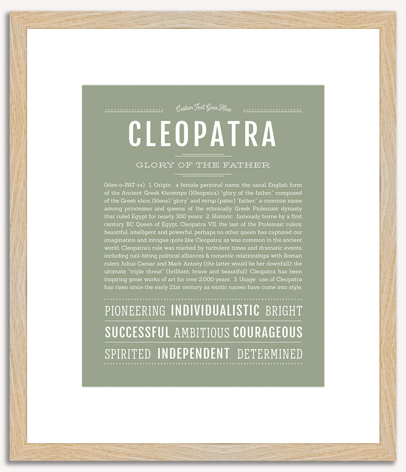 Cleopatra | Name Art Print