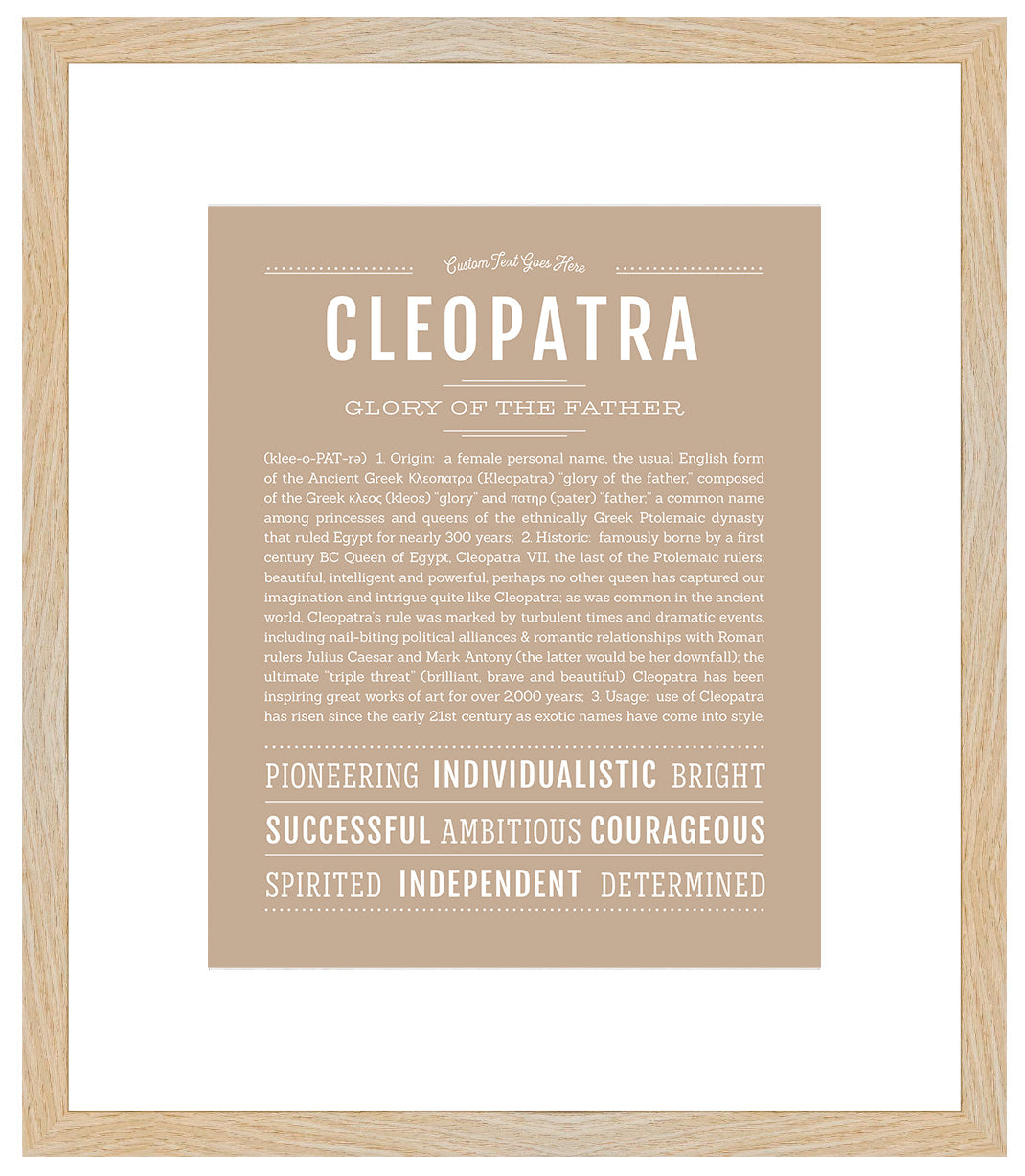 Cleopatra | Name Art Print