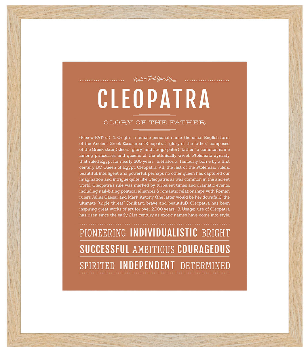 Cleopatra | Name Art Print