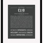 Clio | Name Art Print
