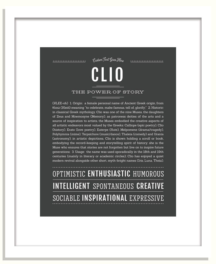 Clio | Name Art Print