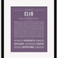 Clio | Name Art Print
