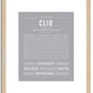 Clio | Name Art Print