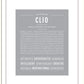 Clio | Name Art Print