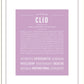 Clio | Name Art Print