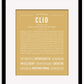Clio | Name Art Print