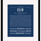 Clio | Name Art Print