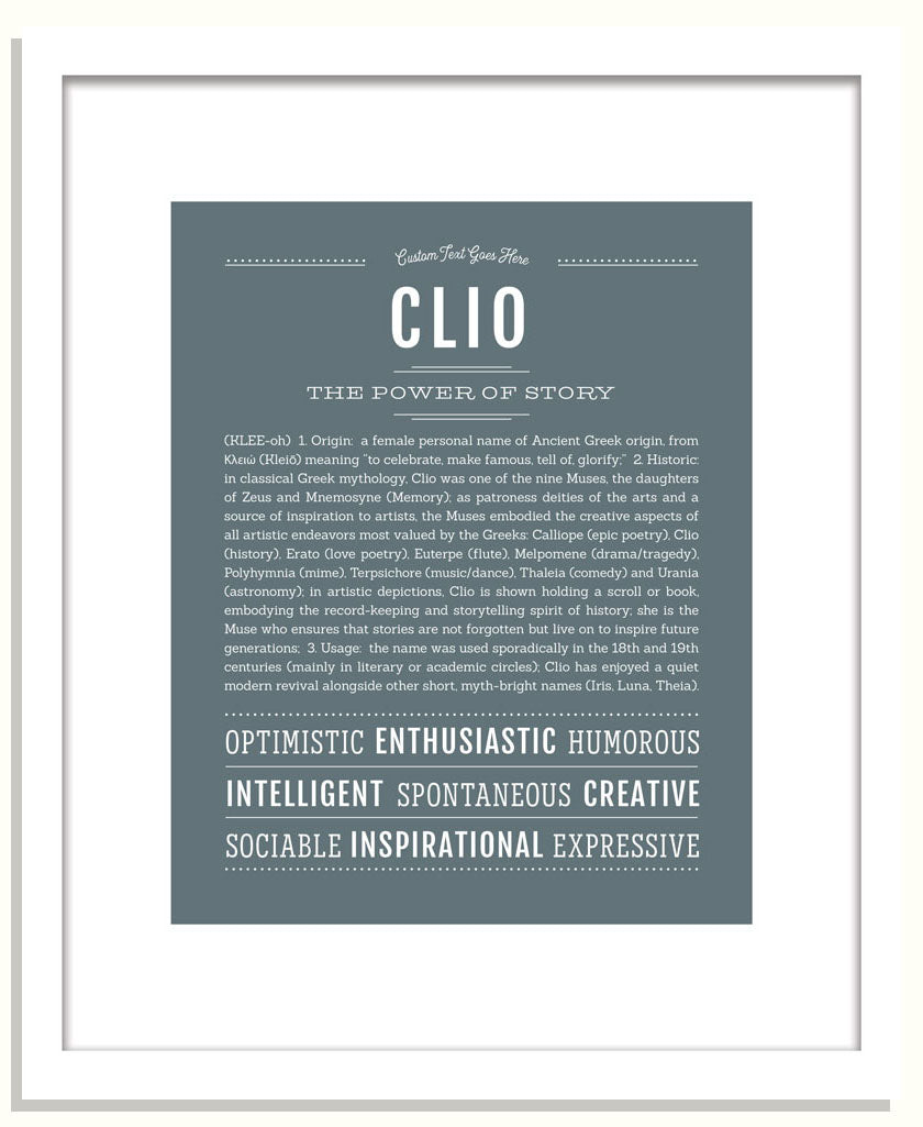 Clio | Name Art Print