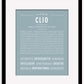 Clio | Name Art Print