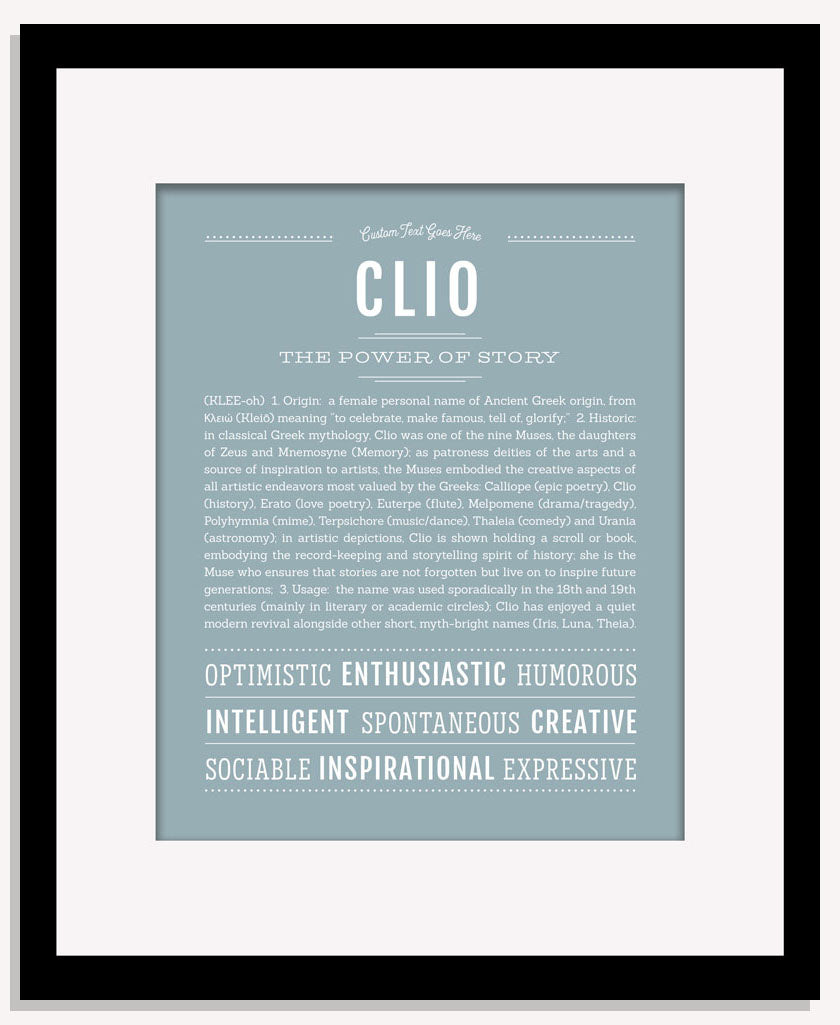 Clio | Name Art Print