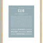 Clio | Name Art Print
