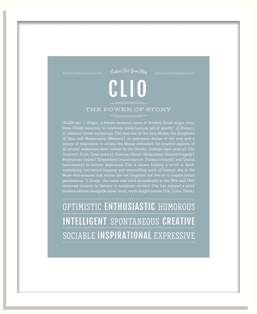 Clio | Name Art Print
