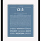 Clio | Name Art Print