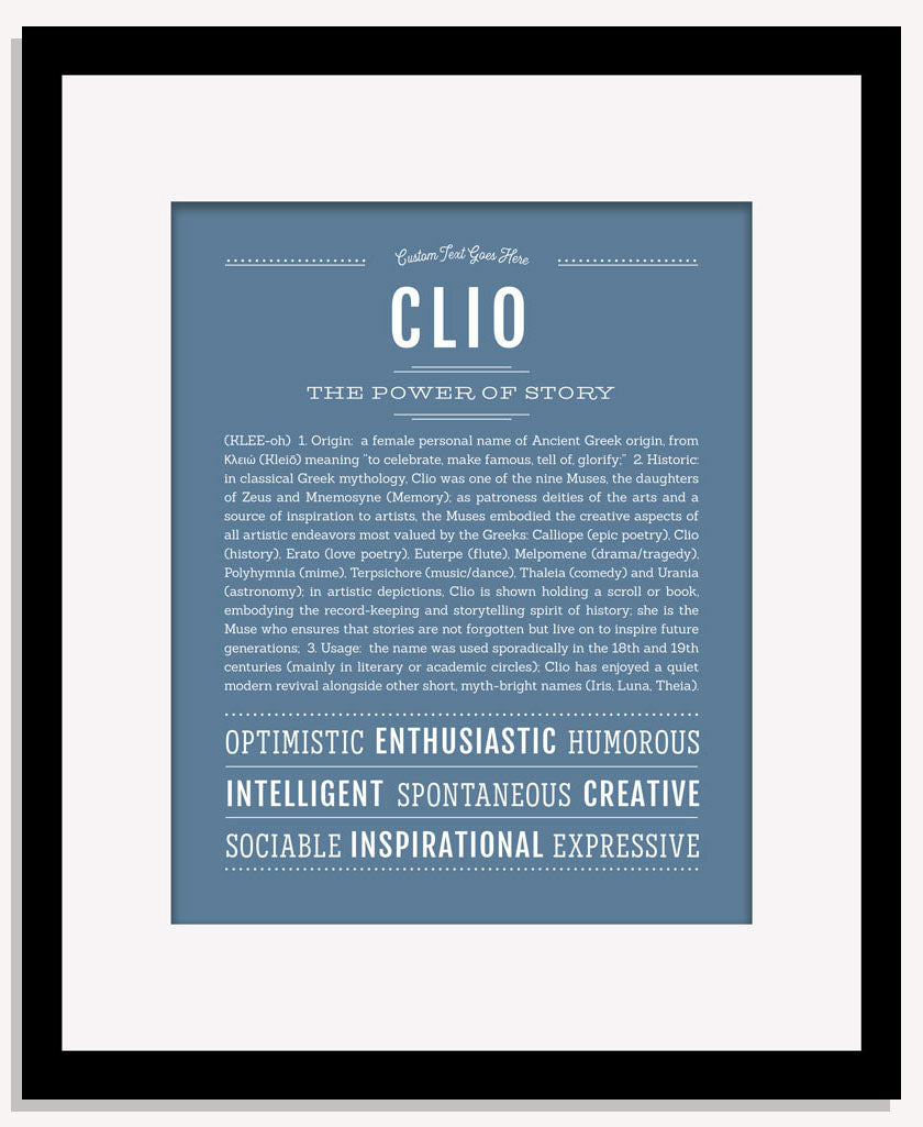 Clio | Name Art Print