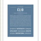 Clio | Name Art Print