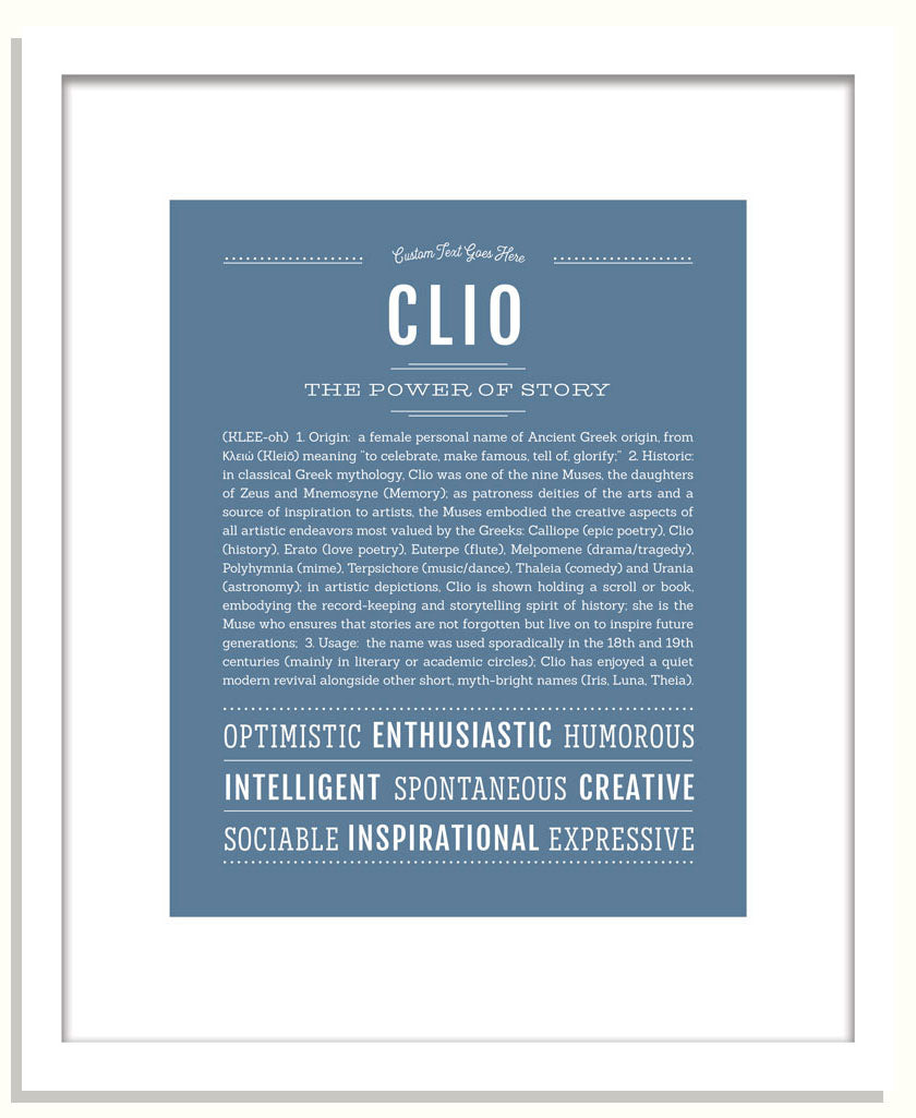 Clio | Name Art Print