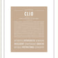 Clio | Name Art Print
