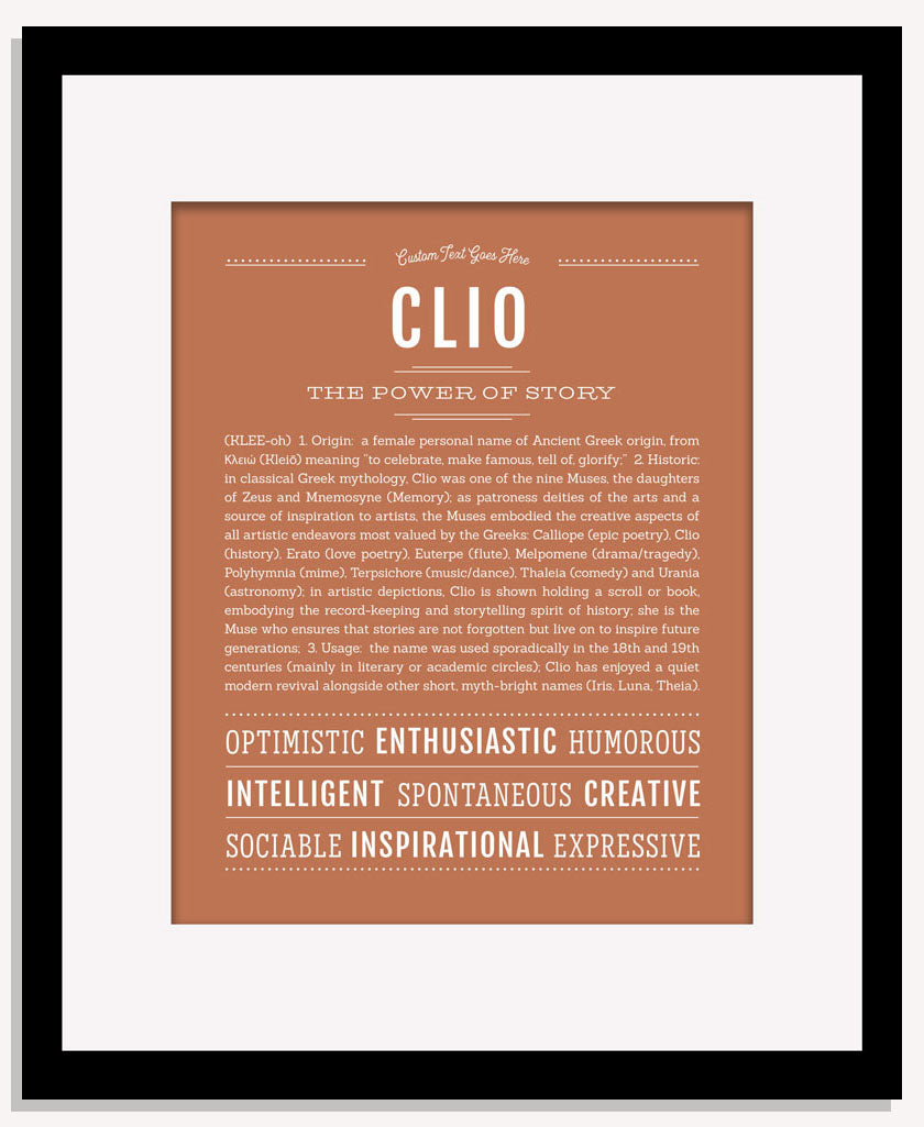 Clio | Name Art Print