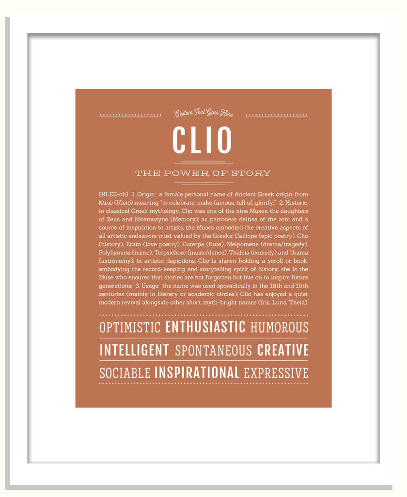Clio | Name Art Print