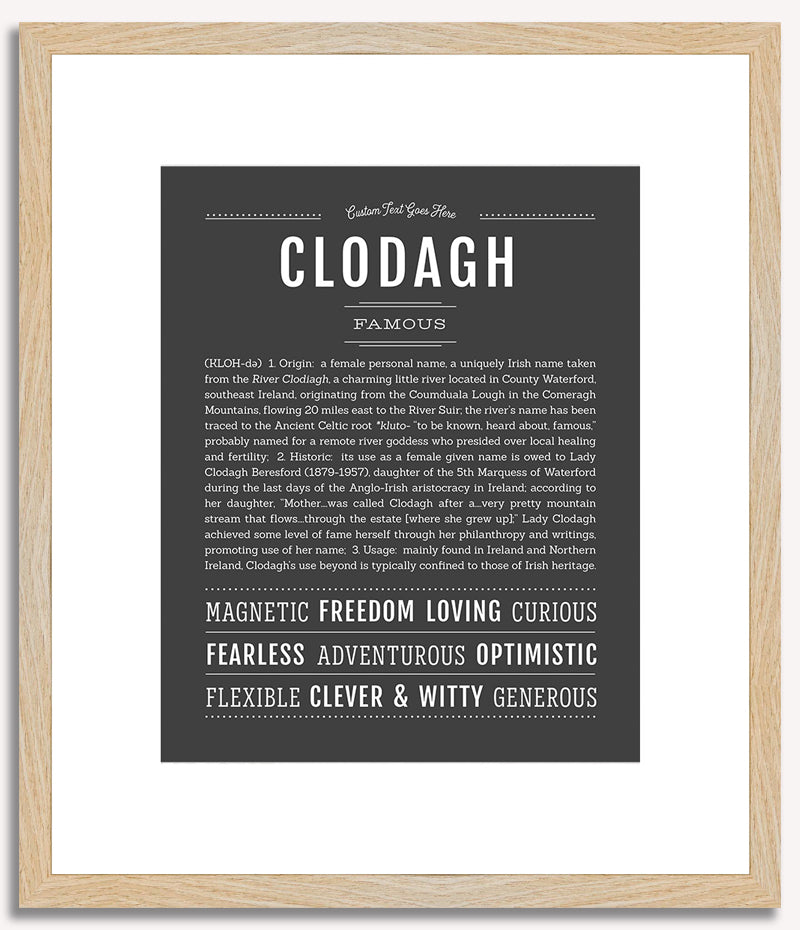 Clodagh | Name Art Print