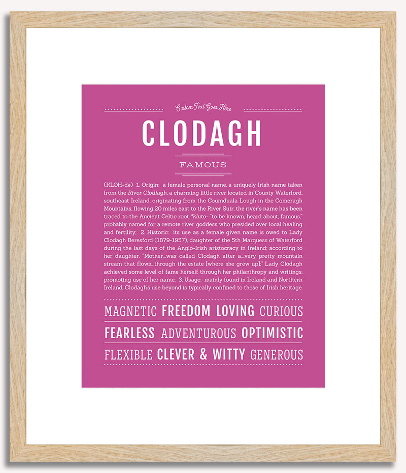 Clodagh | Name Art Print