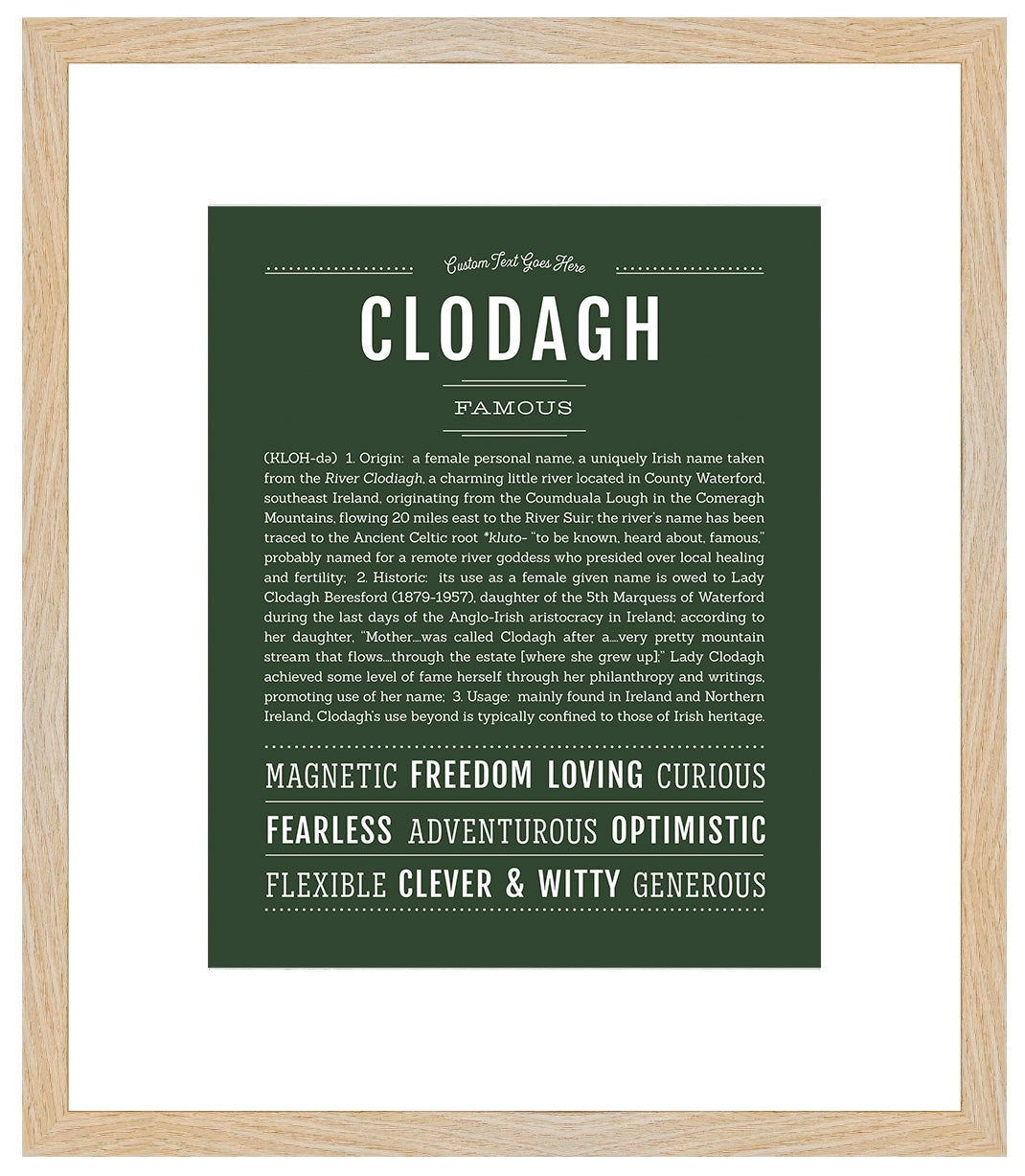 Clodagh | Name Art Print