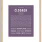 Clodagh | Name Art Print