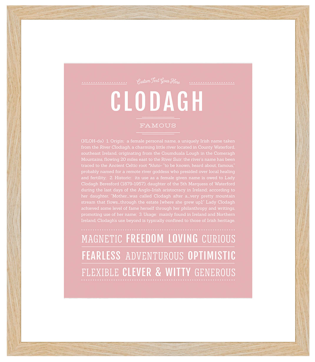 Clodagh | Name Art Print