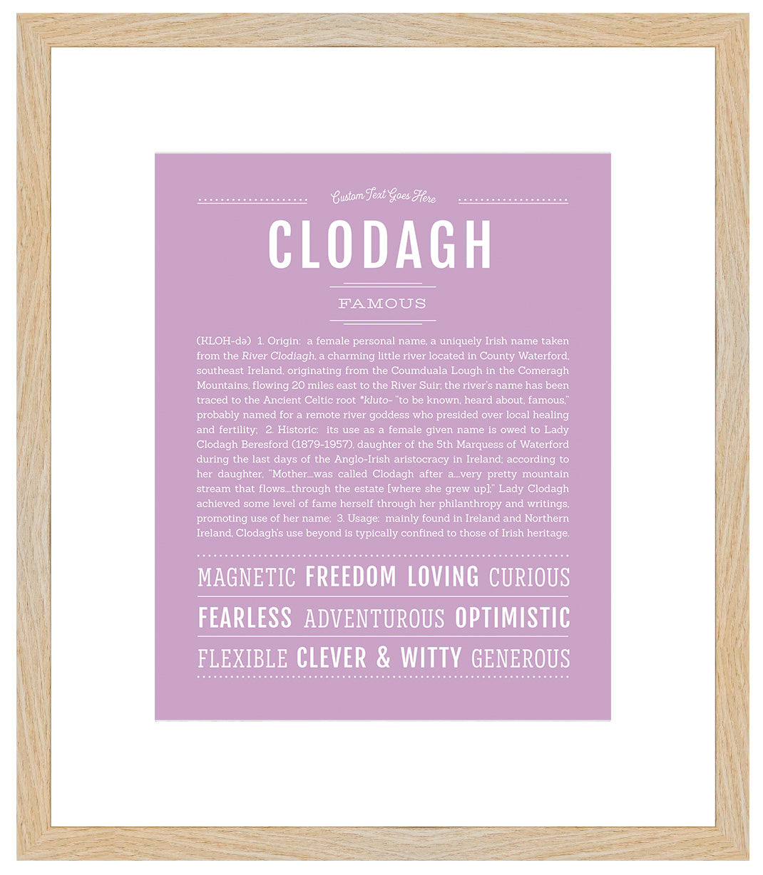 Clodagh | Name Art Print