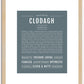 Clodagh | Name Art Print