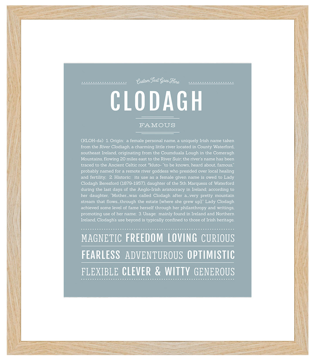 Clodagh | Name Art Print