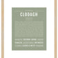 Clodagh | Name Art Print