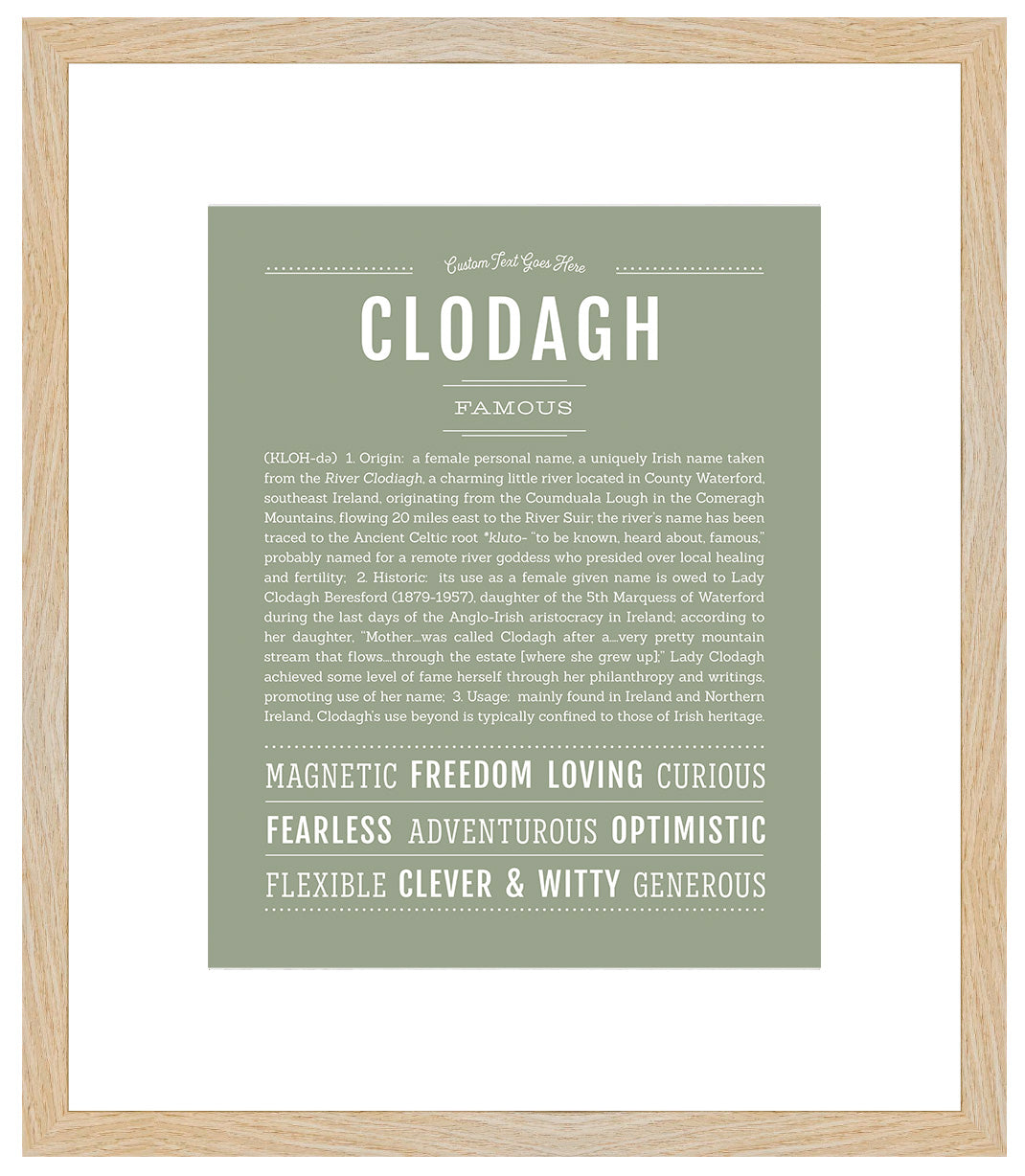 Clodagh | Name Art Print