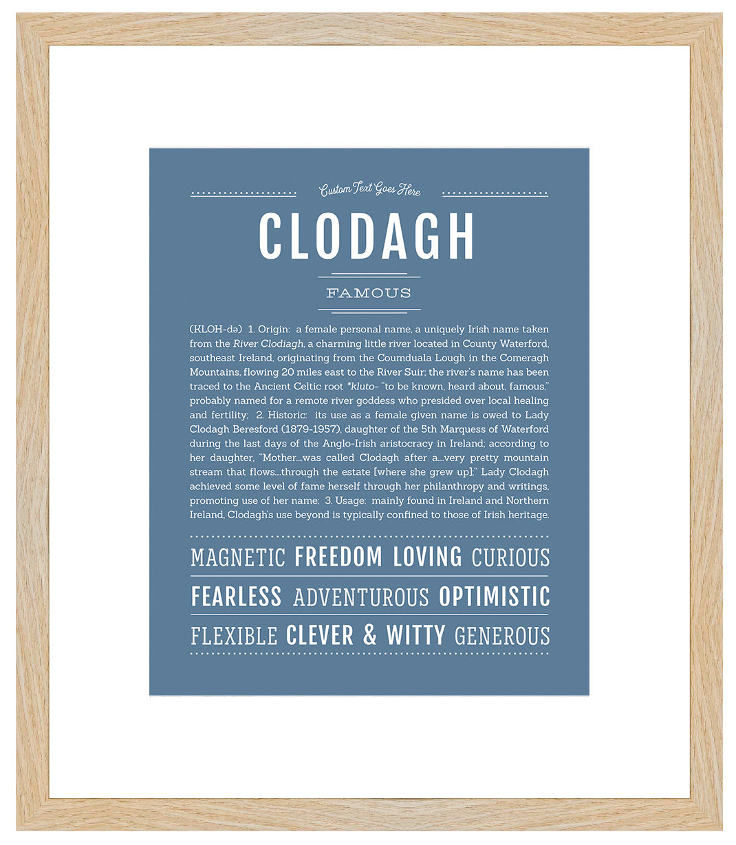 Clodagh | Name Art Print