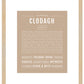 Clodagh | Name Art Print