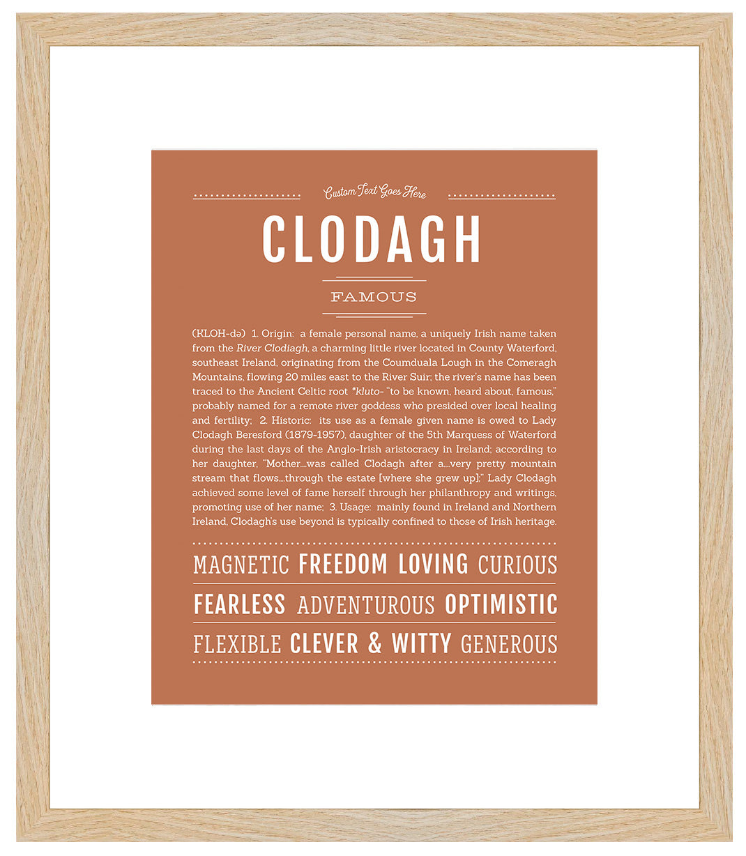 Clodagh | Name Art Print