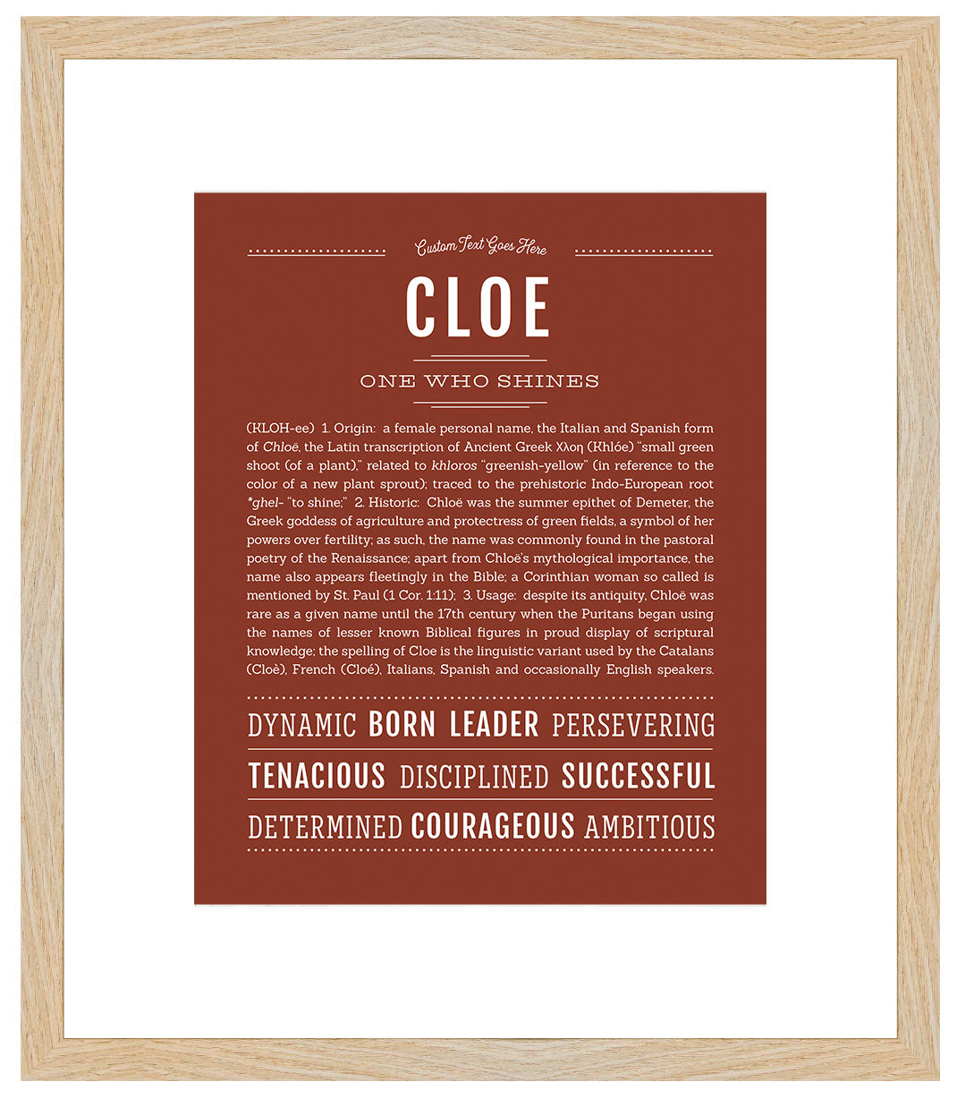 Cloe | Name Art Print