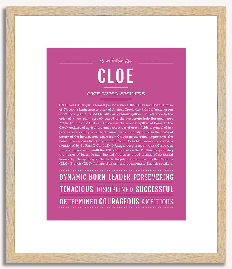 Cloe | Name Art Print