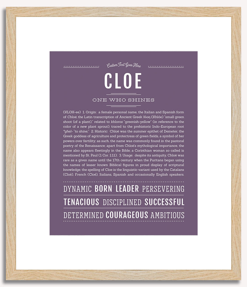 Cloe | Name Art Print