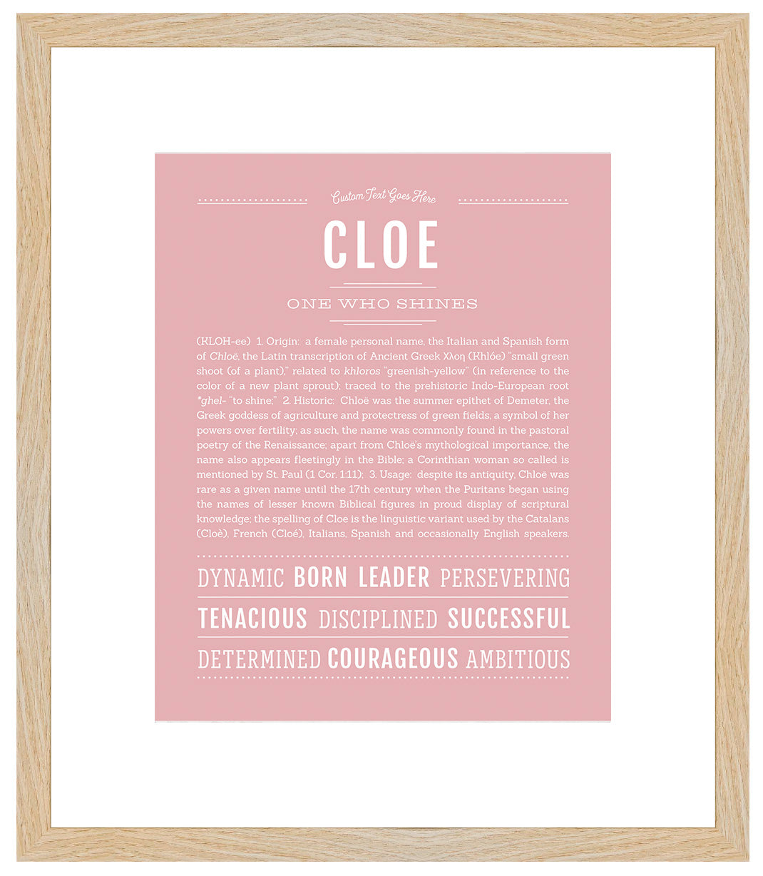 Cloe | Name Art Print