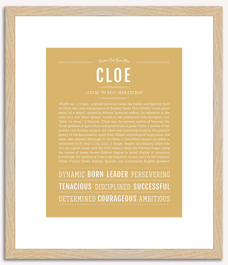 Cloe | Name Art Print