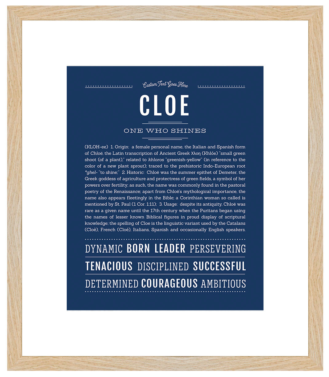 Cloe | Name Art Print