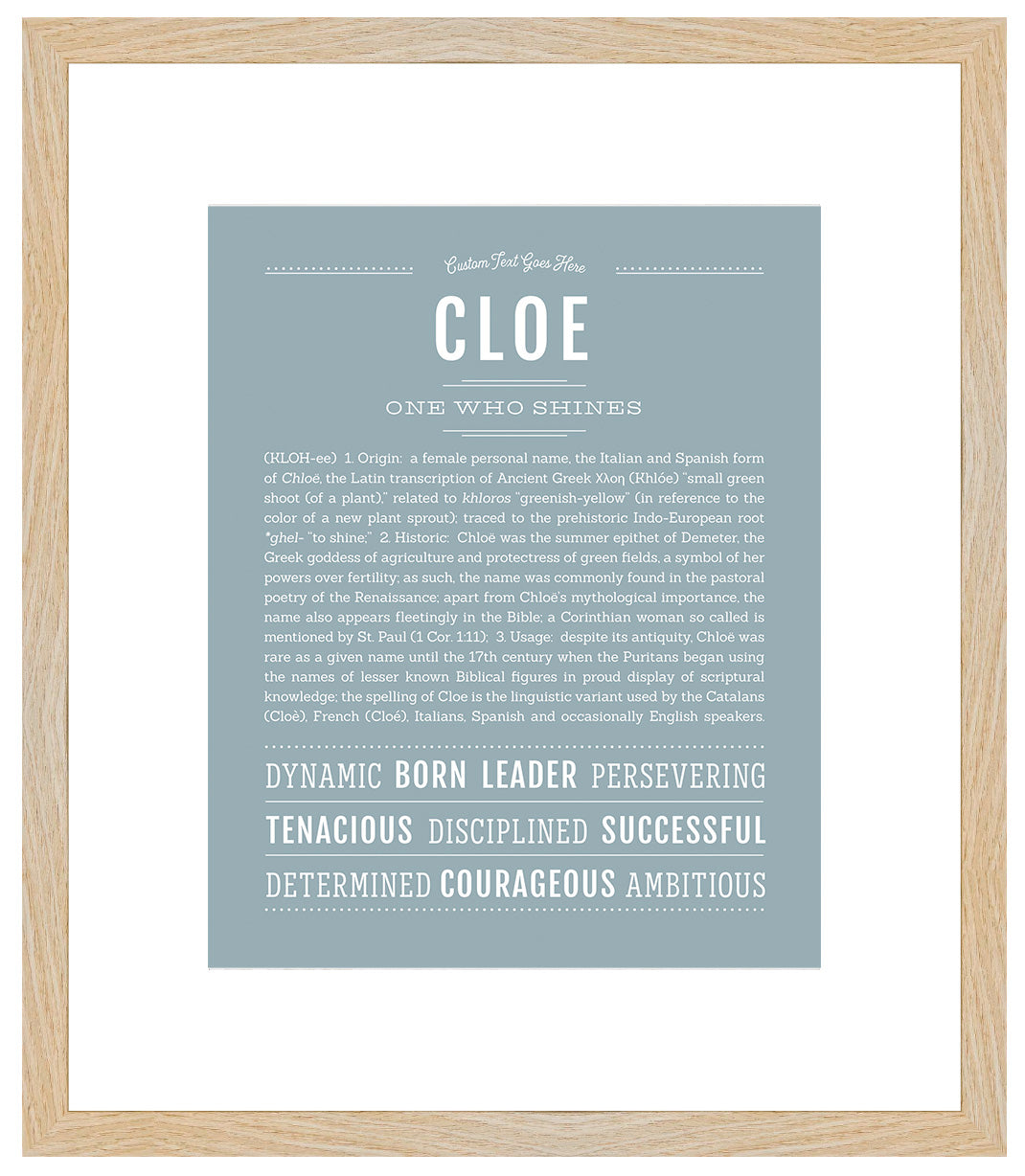 Cloe | Name Art Print