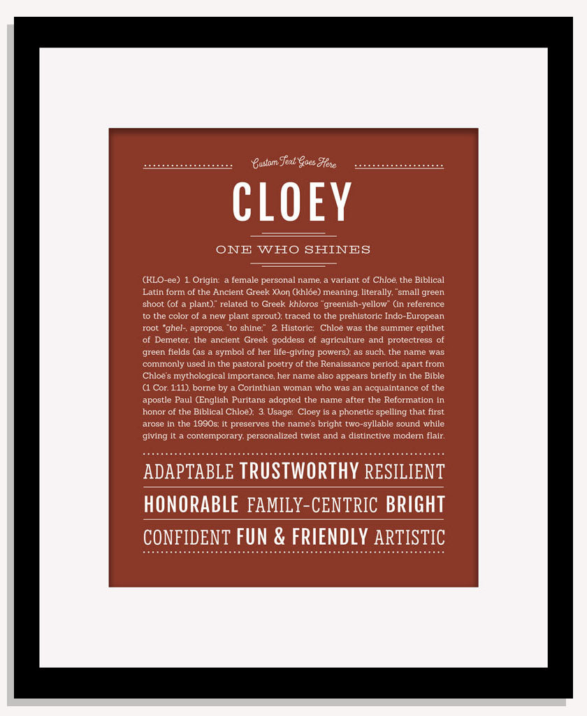 Cloey | Name Art Print
