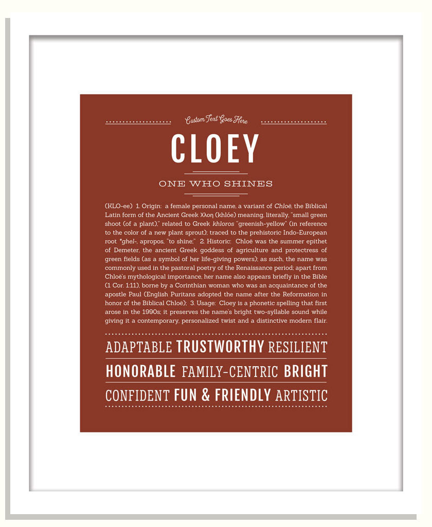 Cloey | Name Art Print